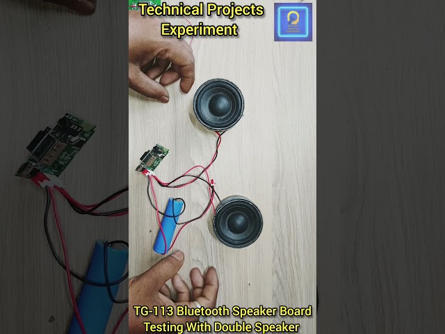 TG113 Bluetooth Speaker Board With Double Speaker / tg113 bluetooth / Full Video In Description