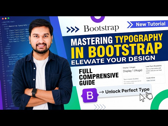 Bootstrap 5 Design Basics: Text, Fonts, and Theme Colors Explained 💻