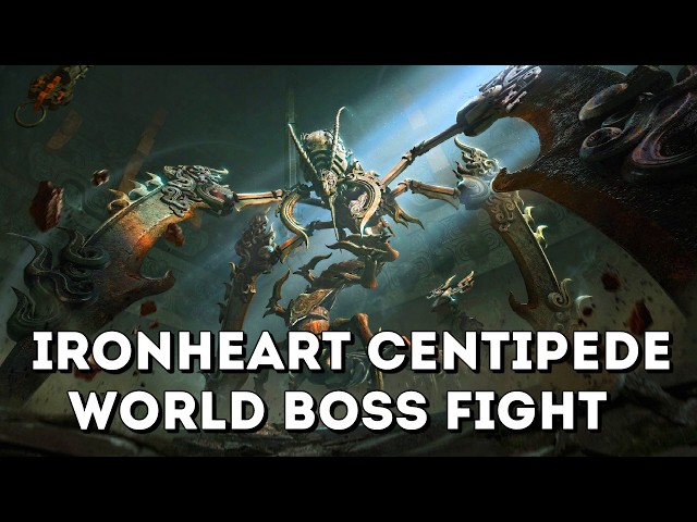 Where Winds Meet Ironheart Centipede World Boss Fight | Where Winds Meet Hidden Mountain