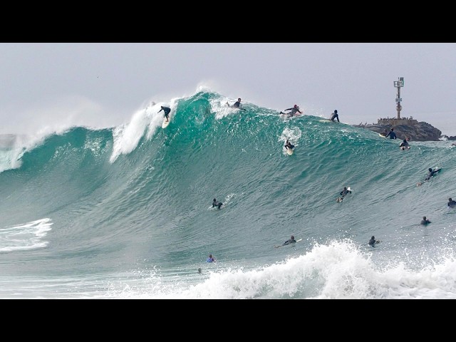 The Wedge - MASSIVE Mega Swell 20'-25' Surf !!! (June 9th 2026)
