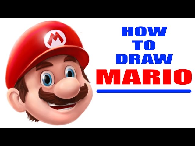 How to Draw Mario | Drawing Mario in Photoshop step by step