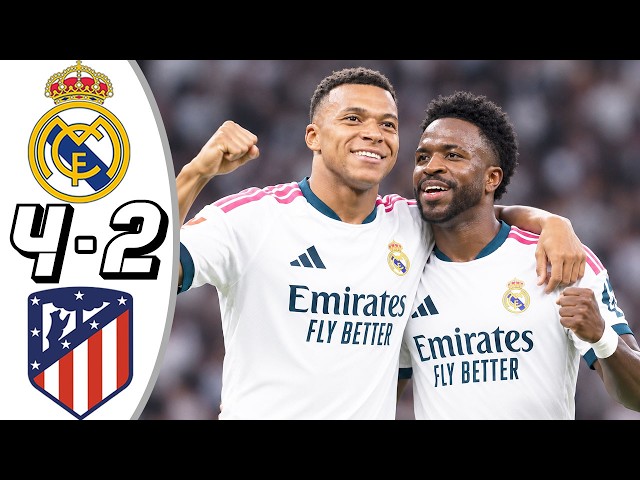 Real Madrid vs Atletico 4-2 - HL & Goals - 2026
