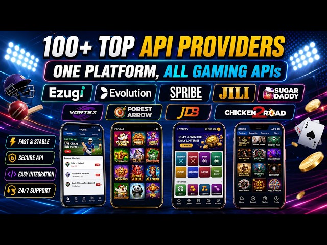 API Games Kaise Create Kare 2026  Casino & Sports API Integration  JILI, JDB, Ezugi, Spribe