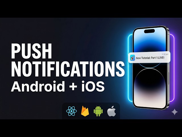 React Native Push Notifications Tutorial (Android & iOS) Firebase + Notifee + FCM Token Setup  Part1