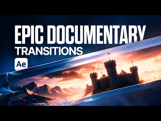 5 EPIC Documentary Transitions | After Effects Tutorial