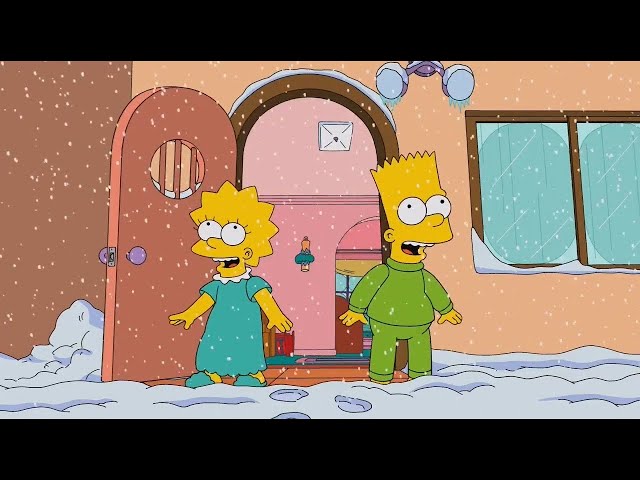 It only snows here in Springfield [The Simpsons]