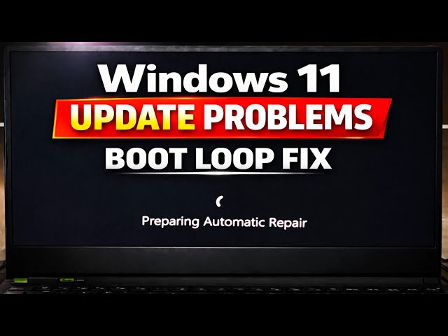 Windows 11 Update Problems Boot Loop Fix