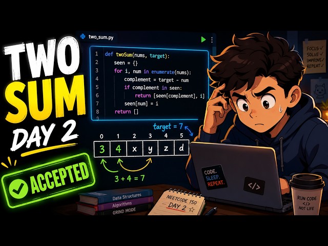 Two Sum From Scratch | NeetCode 150 Day 2
