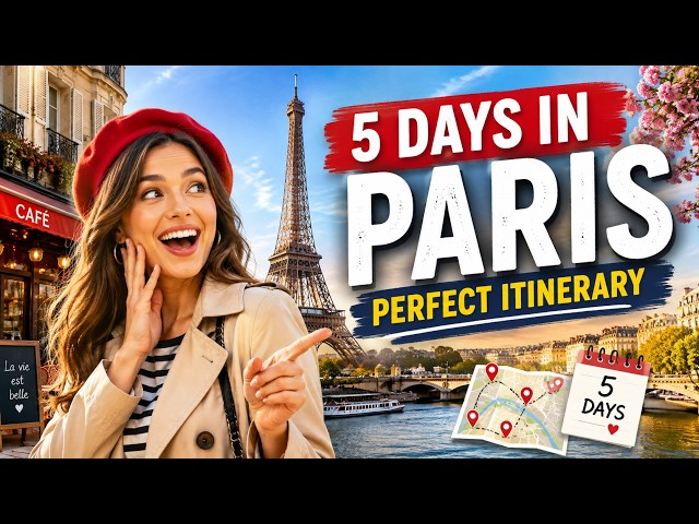 5 Days in Paris: The Perfect Itinerary for First-Time Visitors #travel #paris