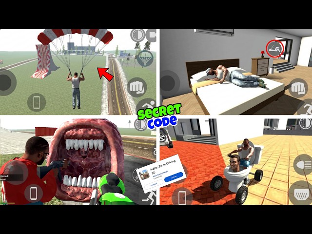 ALL NEW UPDATE 100+SECRET CHEAT CODE INDIAN BIKE DRIVING 3D NEW UPDATE 2026