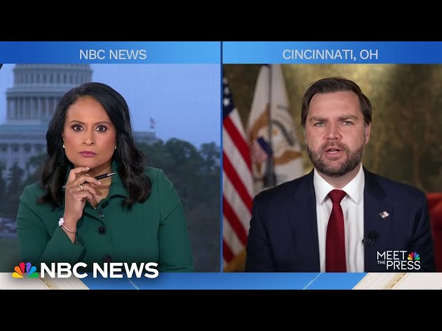 JD Vance says Democrats ‘forced’ Trump administration to lay off workers