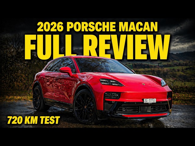 Porsche’s EV Sweet Spot — 720 km in the 2026 Porsche Macan GTS