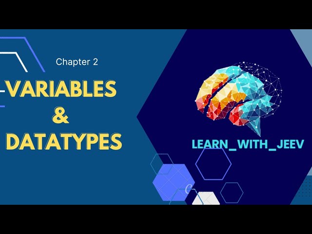 Malayalam python tutorial | variables and Data types |Learn with jeev |