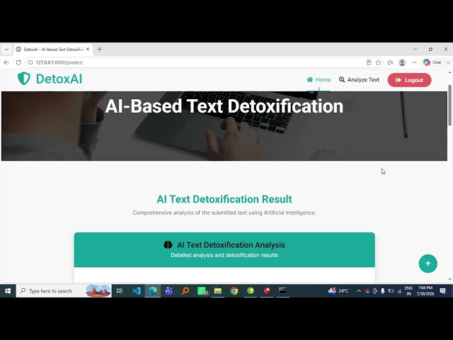 AI Based Text Detoxification Using Large Language Model