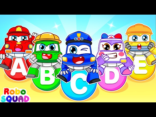 ABC Song | Learn ABC Alphabet for Children | Back to School | Kids Songs | Robosquad Sing & Learn