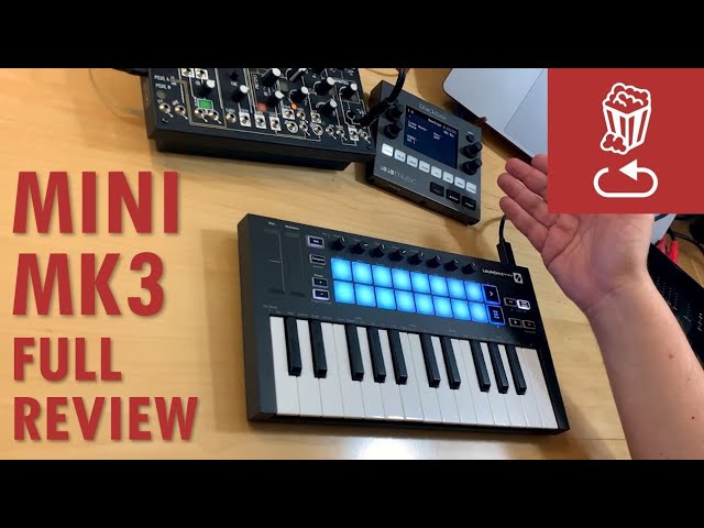 Review: LaunchKey MINI MK3 // Ableton Live // Generative arp // TRS MIDI explained (MKIII tutorial)