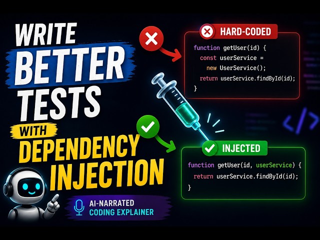 Stop Mocking Everything: Dependency Injection for Cleaner Tests