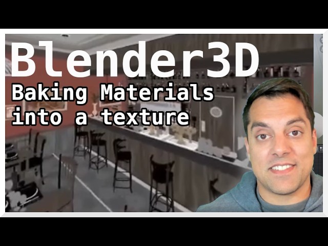 Bake Materials into texture for game engine import [Blender3D]
