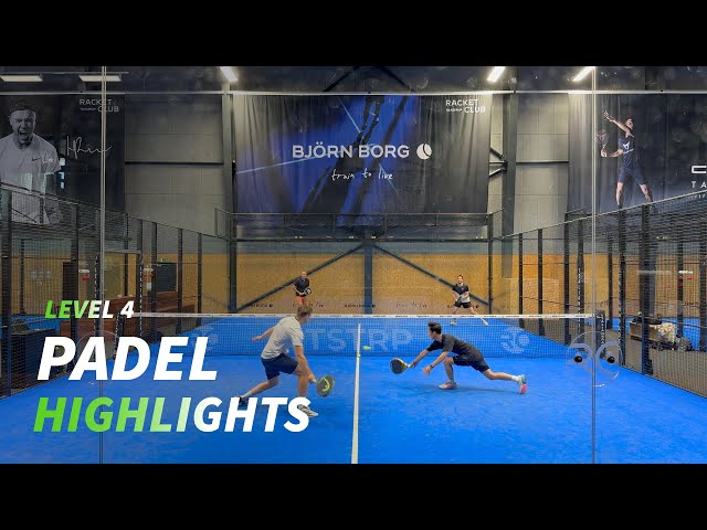 Playing a level 4 padel match | Highlights | Padel Dany