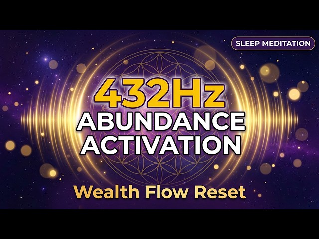 Abundance Activation While You Sleep | 432Hz Manifestation Music for Financial Freedom