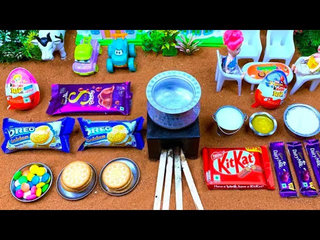 2 introduction Dosa Recipes | Miniature Oreo biscuits & Dark Fantasy Chocolate Dosa | Minicooking | 