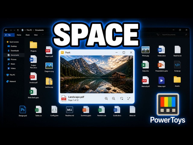 PowerToys Peek #powertoys #windows #pctips #windows11 #productivity #techtips