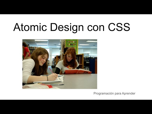 Ejemplo de atomic design con estilos