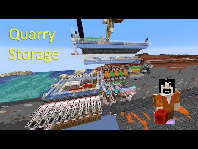 Storage for a quarry! Minecraft Java SMP v1.21.11