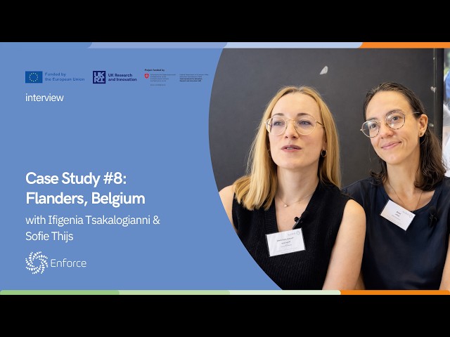 Case Study #8: Flanders, Belgium | Interview with Ifigenia Tsakalogianni & and Sofie Thijs
