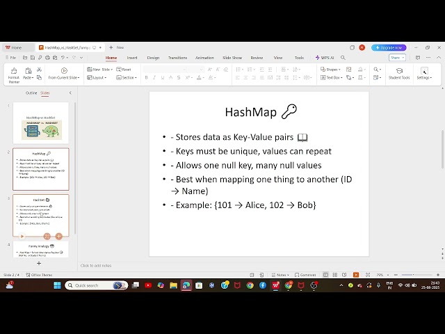 HashMap vs HashSet | Key Differences Explained with Fun Examples 😎