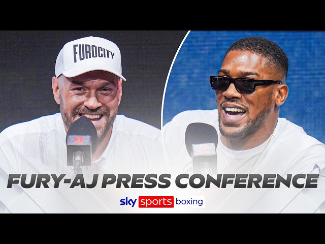 Tyson Fury vs Anthony Joshua Launch Press Conference 👀