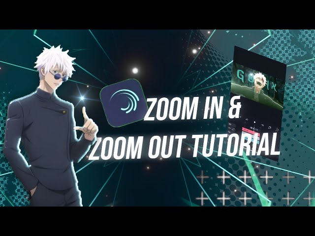 How to make zoom in & out tutorial - Alight motion [AMV tutorial ]