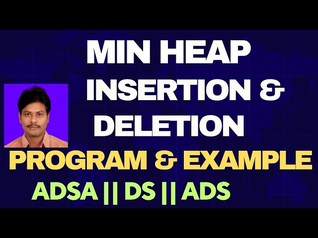 Min Heap Insertion and Deletion || Min Heap Program || Min Heap || Min Heap Example || Heap || DS