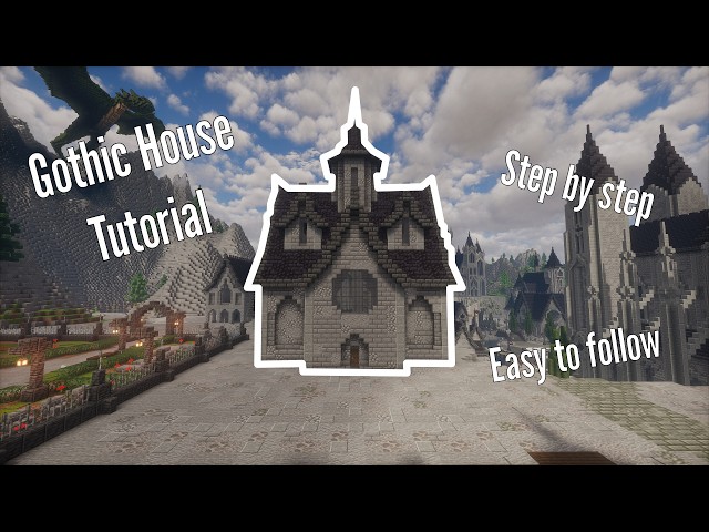 Minecraft Gothic House Tutorial