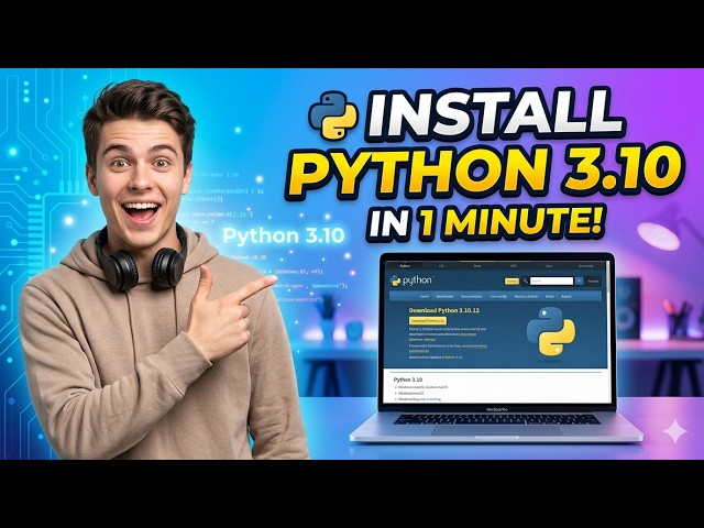 How to Download and Install Any Python Version (3.10, 3.11, 3.12) Step by Step