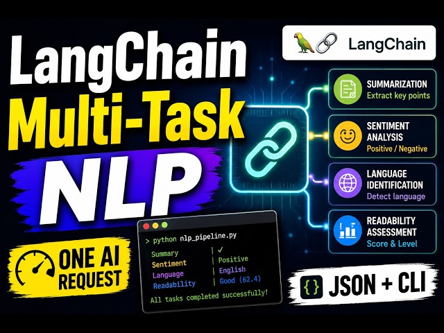 Build a Multi Task NLP Pipeline with LangChain in One AI Request