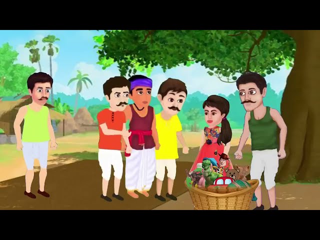 🐼 Ek Mazedaar Kahani 😆 | Funny + Moral Story for Kids | Hindi Animated Story
