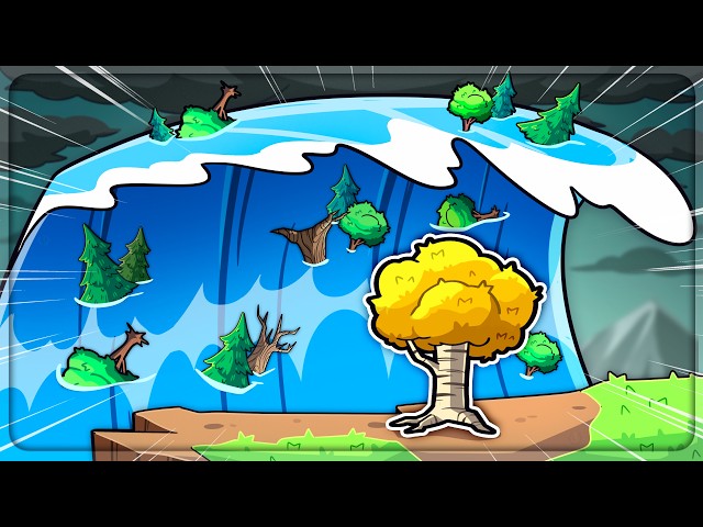 Using tsunamis to destroy millions of trees