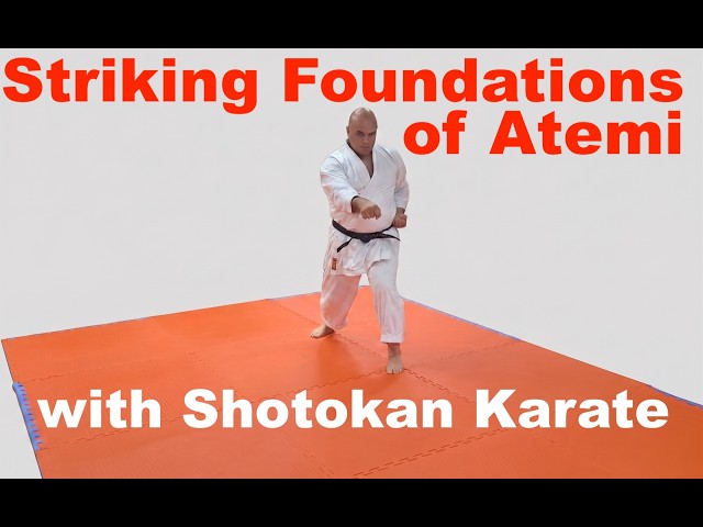 Fundamentos de golpeo de Atemi con Karate Shotokan