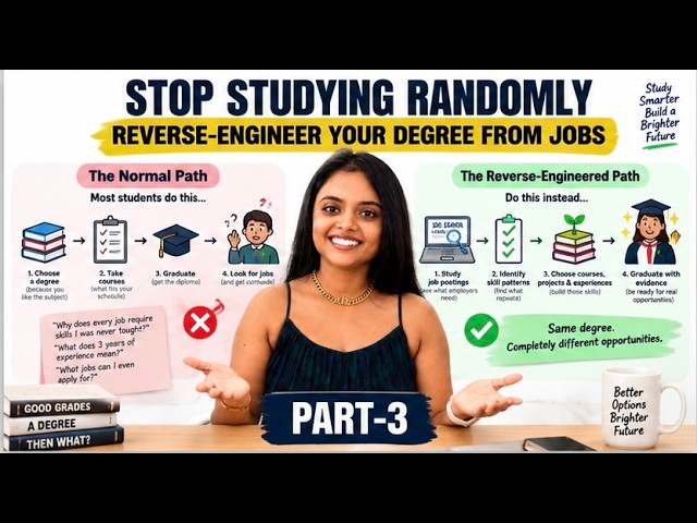 How to Design a Degree That Actually Gets You Hired (PART -3) | Shravya Peddigari |