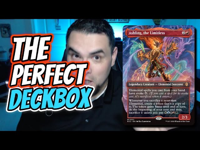 Mage Tech Commander Deck box - Unboxing and Review