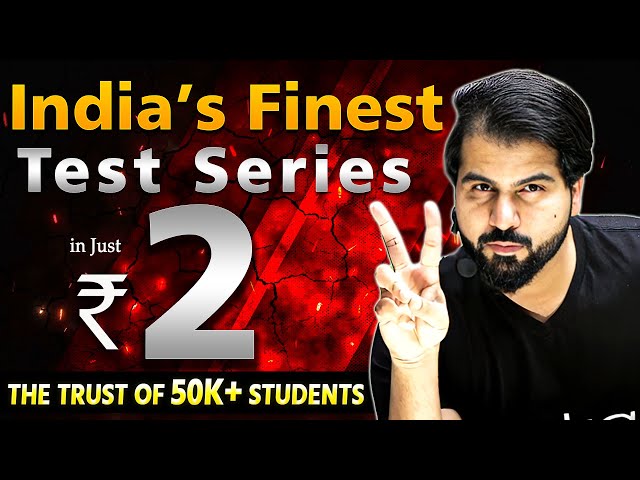 The Greatest NEET Chapter to Chapter Test Series in Just 02 Rupees