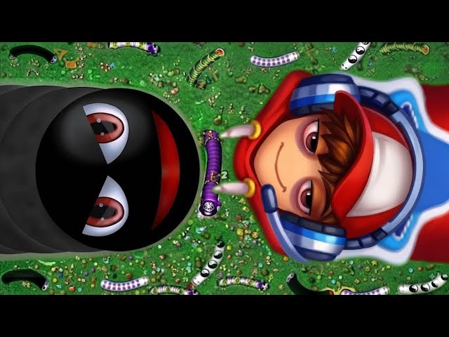 Boss of Big Snakes! Danger Snake Gameplay & Viral Music! 👑 Worms Zone.io