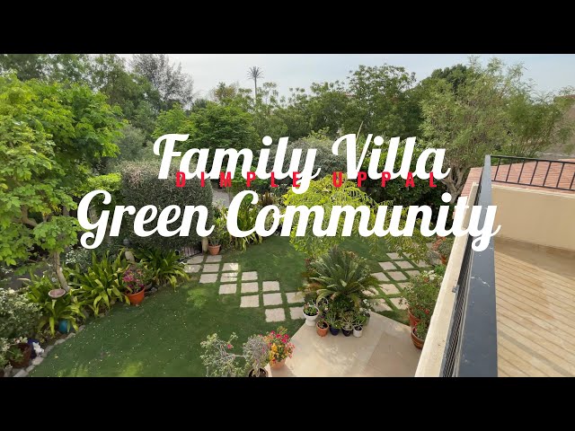 Your Dream Family Villa with Private Garden-Escape to Paradise Today! Visit greencommunitydubai.com