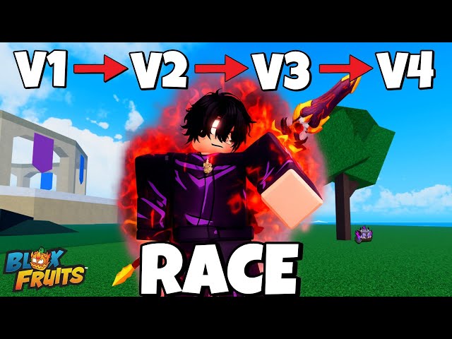 Upgrading a RANDOM Race from V1 to V4 😱 | Blox Fruits | Roblox