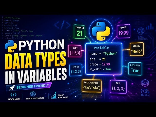 Python Data Types | Advanced Variable Data Types for Beginners