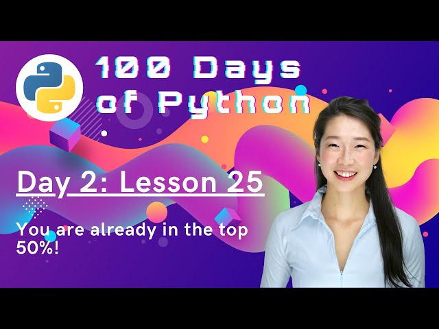 You are already in the top 50%