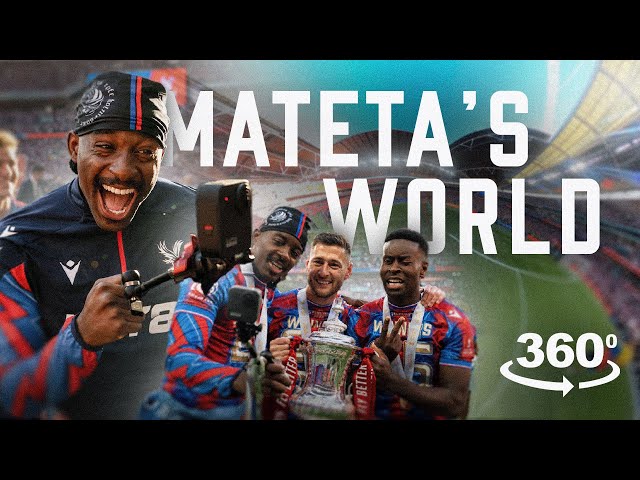 360° VIEW 👀 Join Mateta's FA Cup Victory Celebrations 🏆🤳