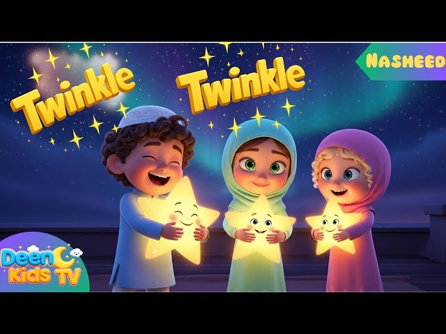 Muslim Twinkle Twinkle | Islamic lullaby Version | nasheed | Deen Kids TV