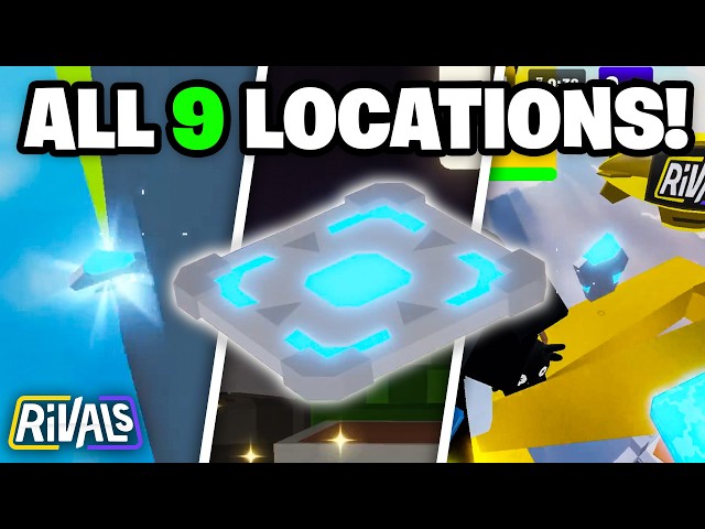 ALL 9 SHARD LOCATIONS TO UNLOCK THE JUMP PAD IN ROBLOX RIVALS!